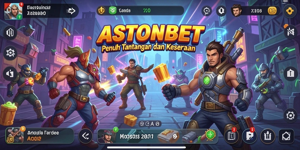 Screenshot utama ASTONBET menampilkan gameplay yang seru dan grafis menarik.