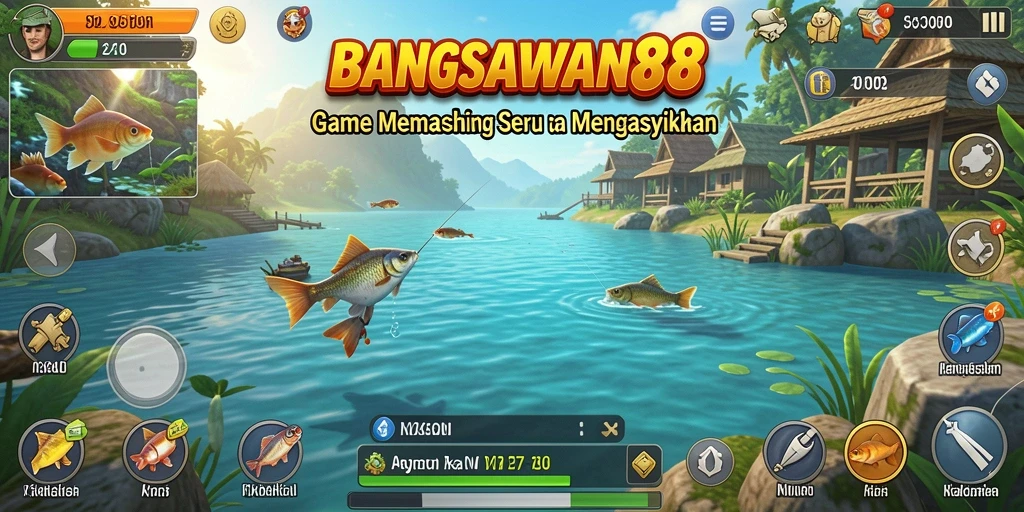 Tampilan gameplay <strong>BANGSAWAN88</strong> yang seru dengan berbagai jenis ikan.
