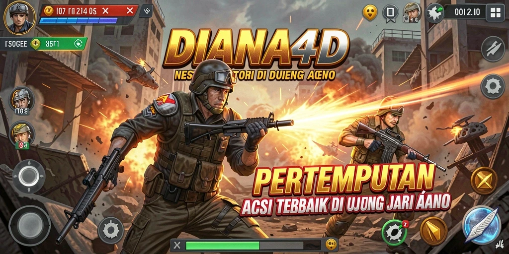 Tampilan gameplay <strong>DIANA4D</strong> yang penuh aksi dan seru.
