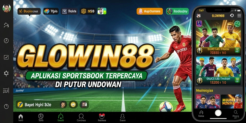 Tampilan gameplay Sportsbook GLOWIN88 yang menarik dan intuitif.