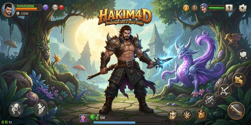Menampilkan gameplay seru dan mendebarkan dari HAKIM4D.