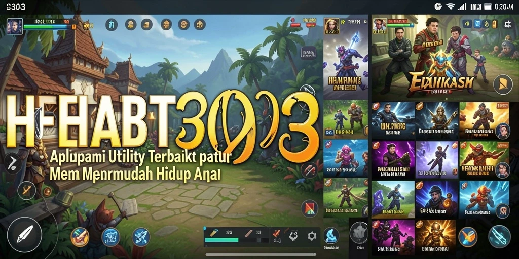 Tampilan utama HEBAT303 yang menampilkan fitur pengingat dan pengelolaan tugas.