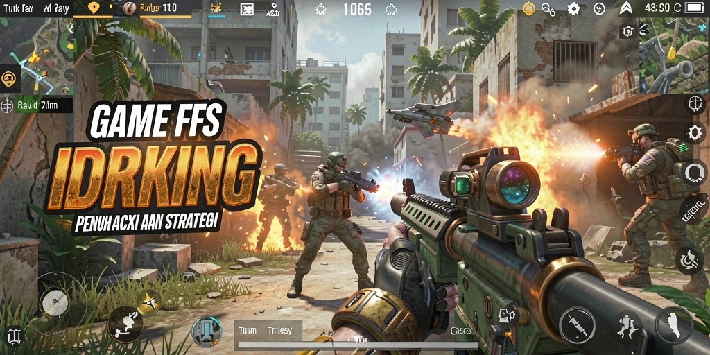 Gameplay IDRKING yang intens dan penuh aksi.