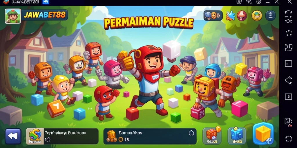 Screenshot JAWABET88 menampilkan gameplay Puzzle yang menarik.
