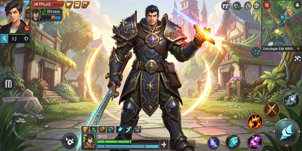 Gameplay menarik <strong>JKTPLUS</strong> dengan aksi pertempuran yang mendebarkan.