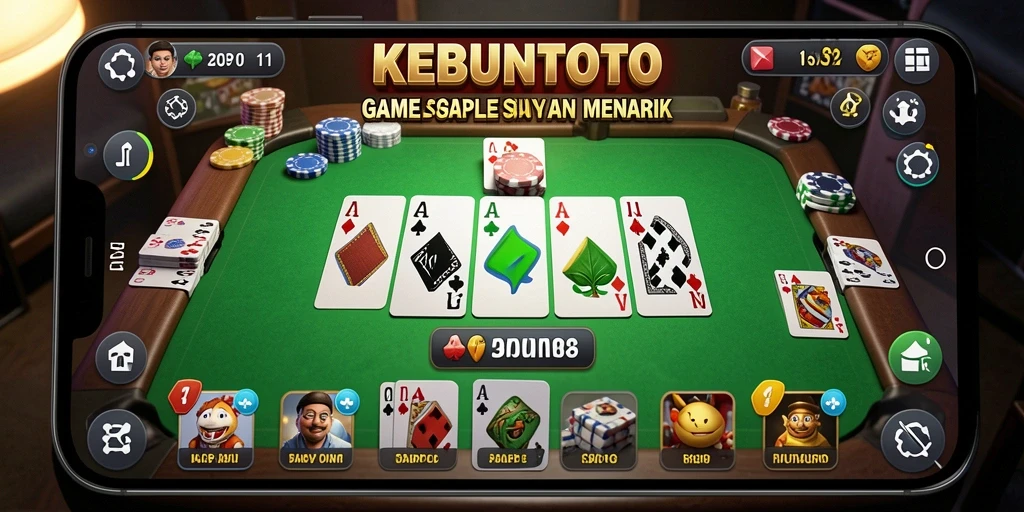 Tampilan gameplay KEBUNTOTO yang seru dan menyenangkan.