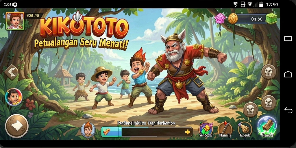 Gameplay seru dalam KIKOTOTO dengan grafis yang menakjubkan.