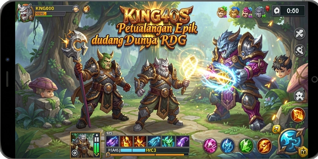 Tampilan gameplay RPG KING403 yang luar biasa dengan aksi mendebarkan.