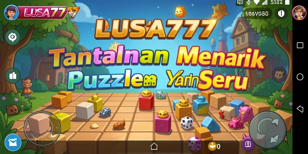 Tangkapan layar LUSA777 menampilkan gameplay puzzle yang mengasyikkan.