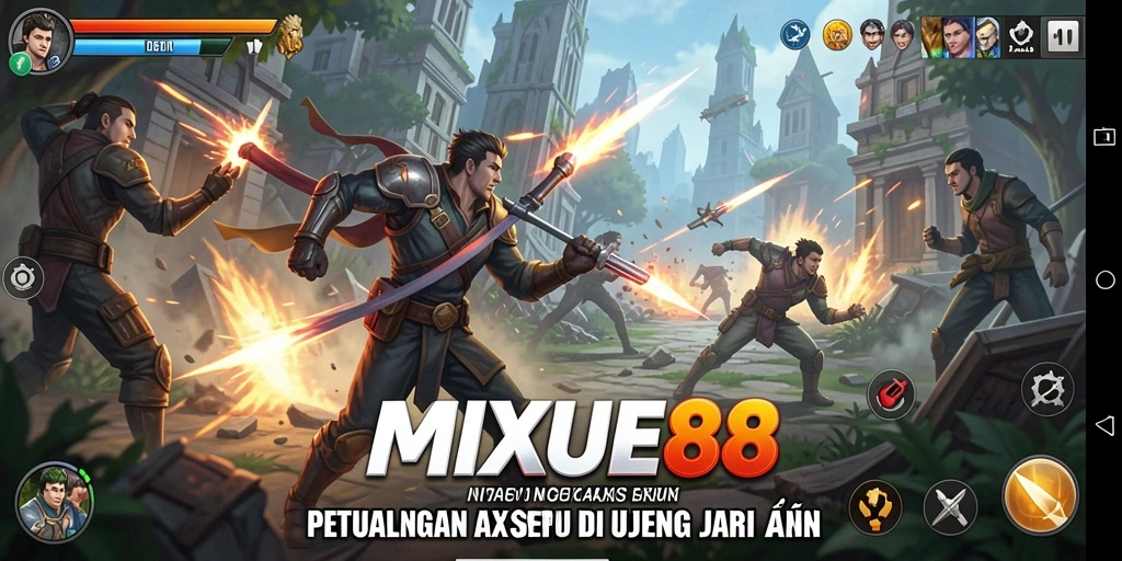 Tampilkan aksi seru dan grafis memukau dalam MIXUE88.