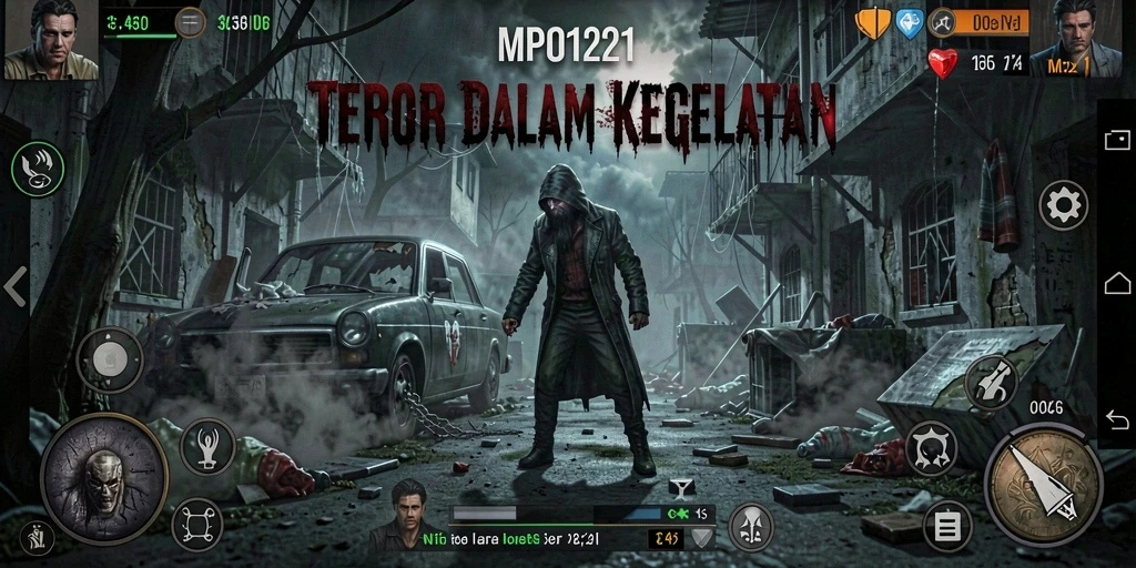 Screenshot menampilkan gameplay menakutkan yang penuh ketegangan.