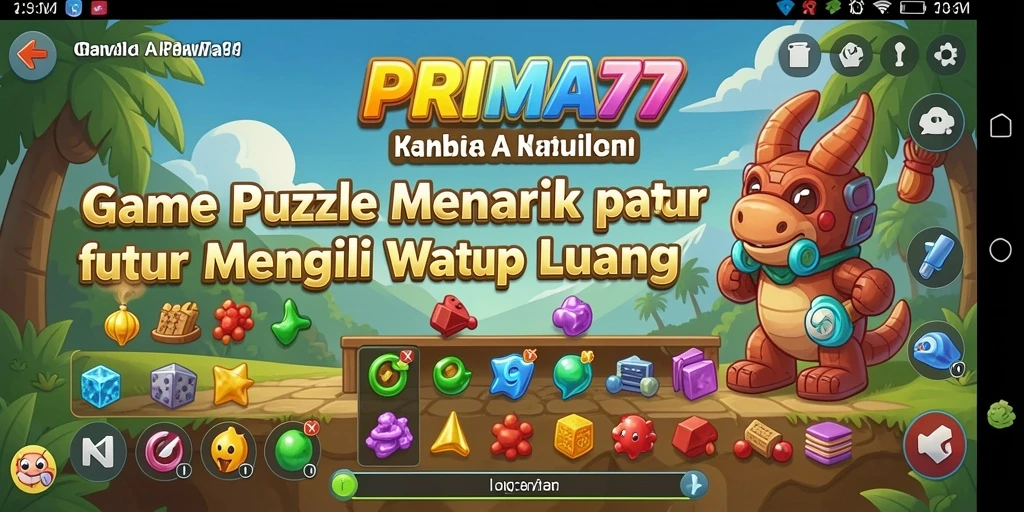 Tampilan gameplay PRIMA77 yang seru dan menarik saat menyelesaikan puzzle.