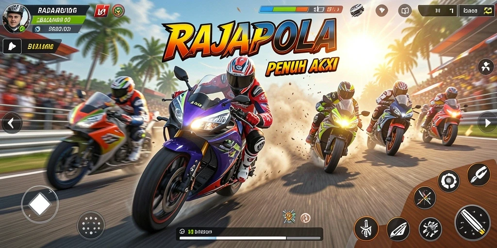 Pengalaman balap motor yang mendebarkan di RAJAPOLA.