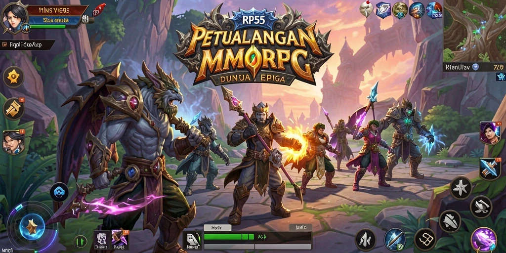 Tampilan mendebarkan dari gameplay epik di RP55.