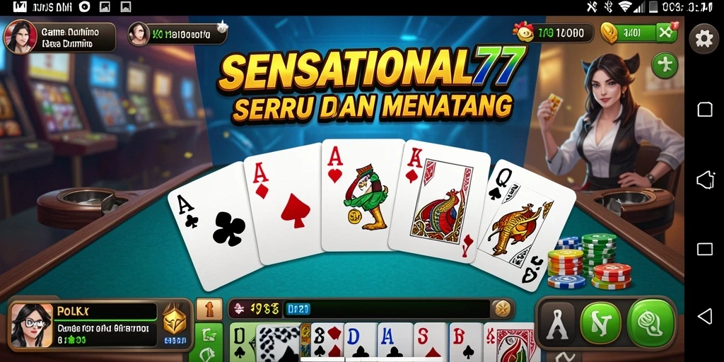 Tampilan gameplay SENSATIONAL77 yang menarik dan penuh tantangan.