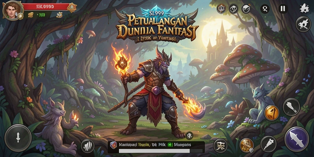 Gameplay RPG menarik di SL999 dengan dunia yang luas