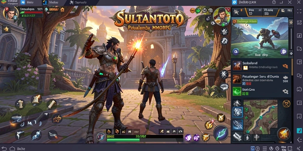 Gameplay SULTANTOTO yang menakjubkan dalam dunia MMORPG.