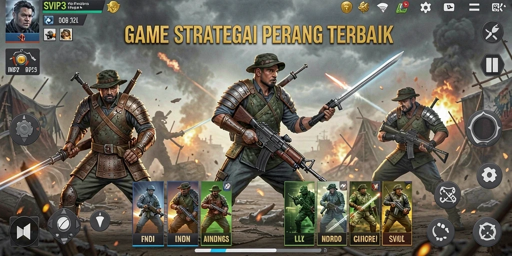 Tampilan gameplay menarik dari SVIP3 di arena pertempuran.