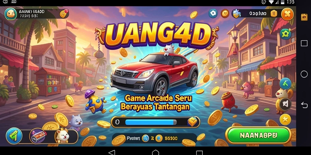 Tampilan gameplay seru UANG4D dengan tantangan menarik.